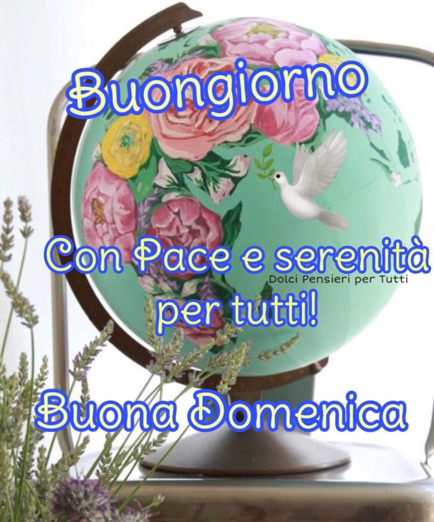 buona domenica di pace