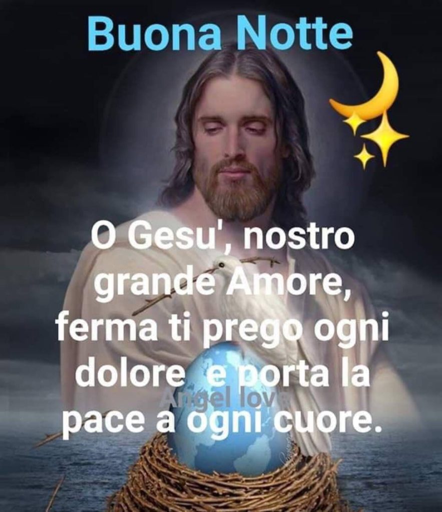 Buonanotte con la pace di Gesù