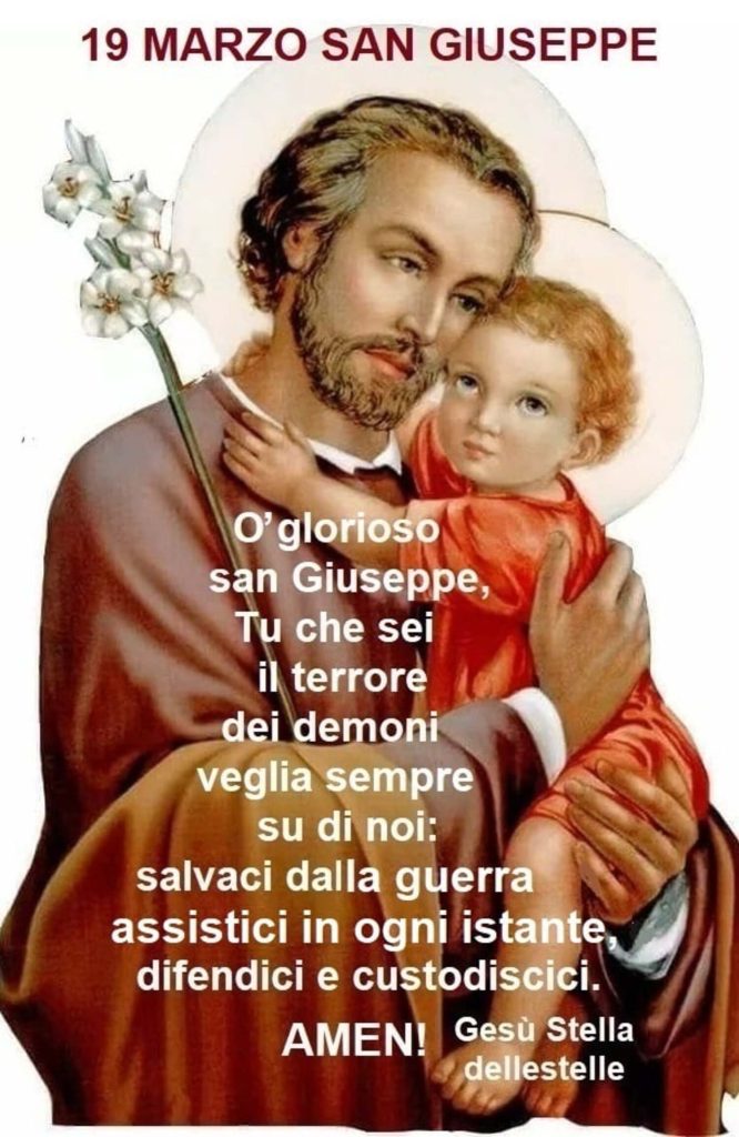 19 marzo San Giuseppe