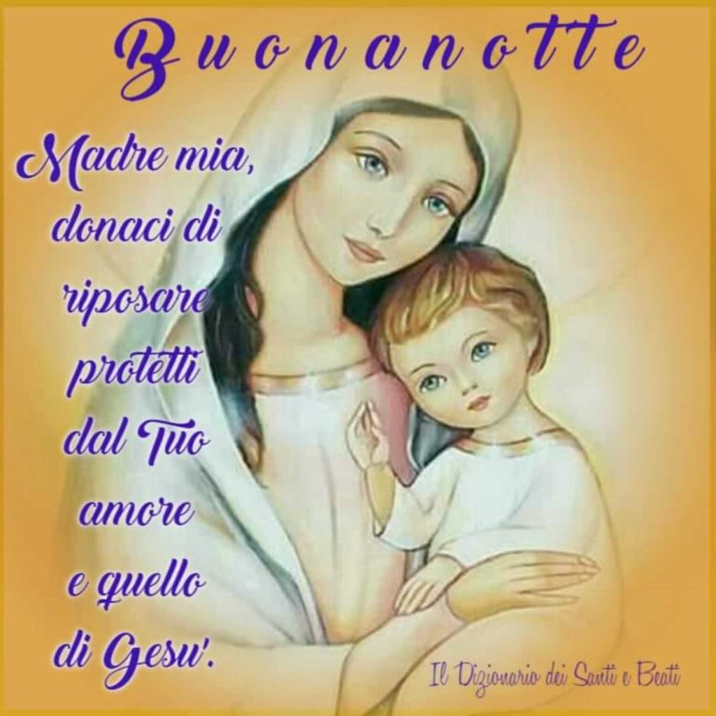 Buonanotte con la Madonna