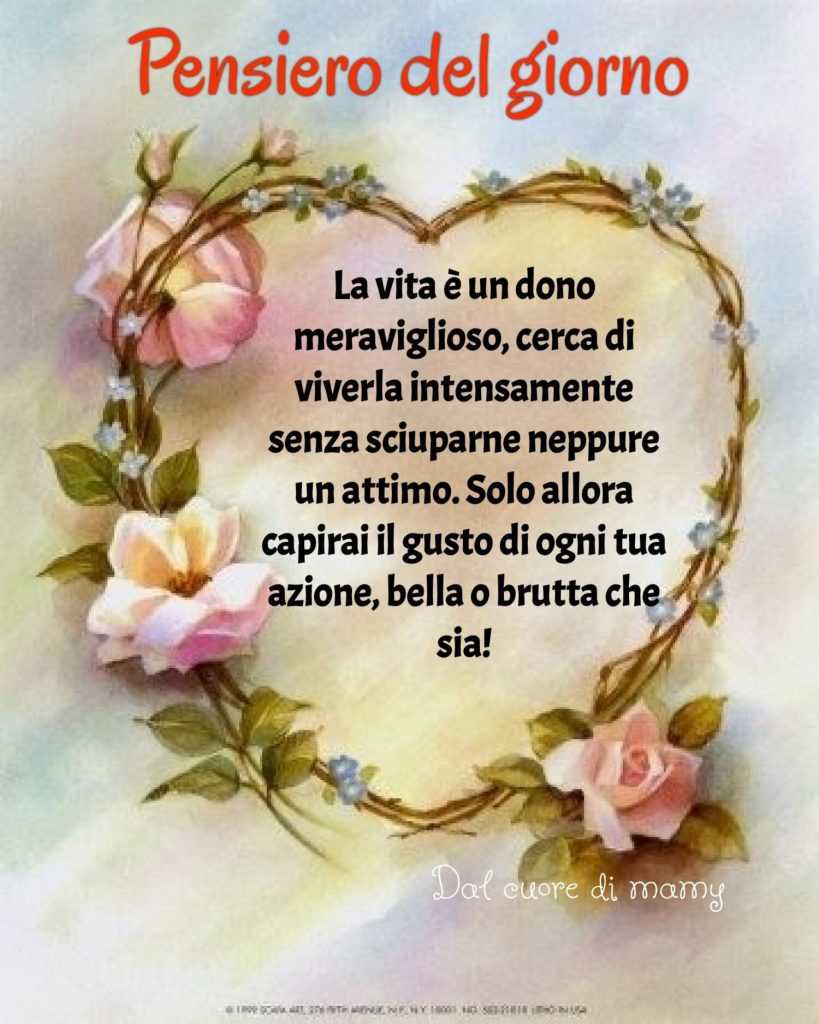 pensiero del giorno