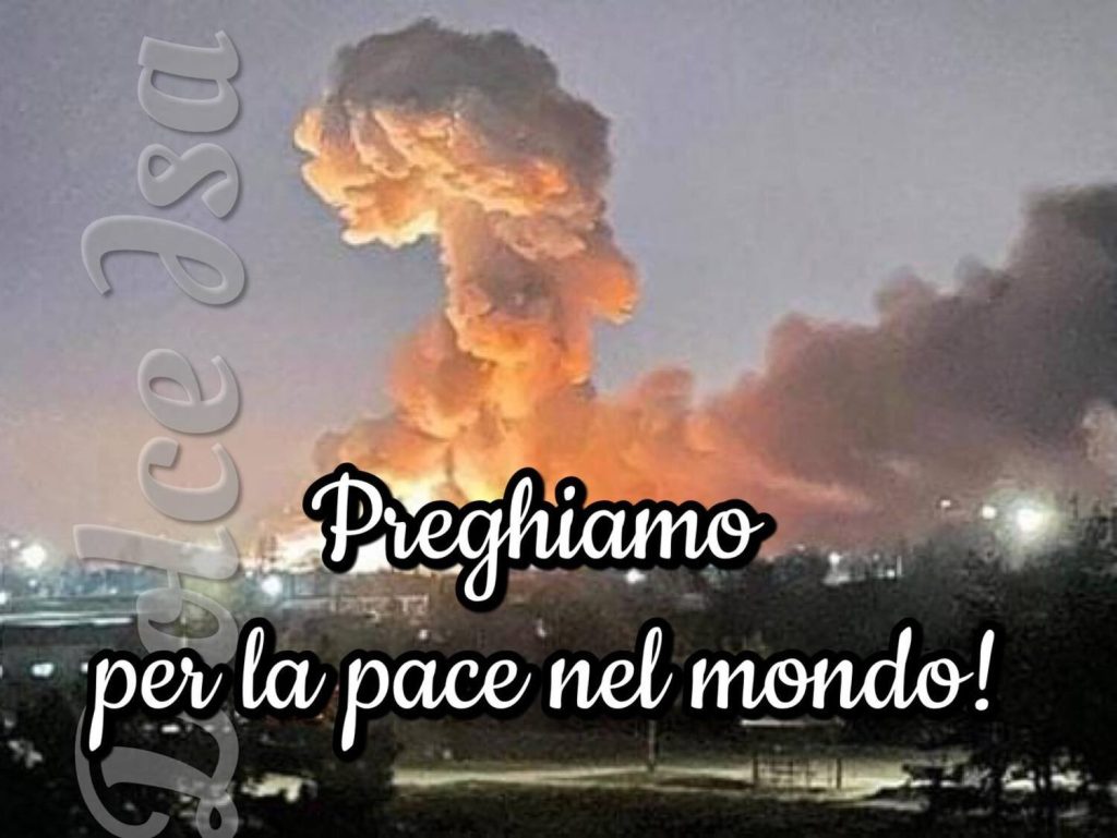 Preghiamo per la pace nel mondo!